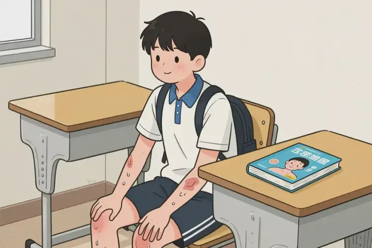 大學(xué)生四肢容易起濕疹能徹底自愈嗎(圖2)