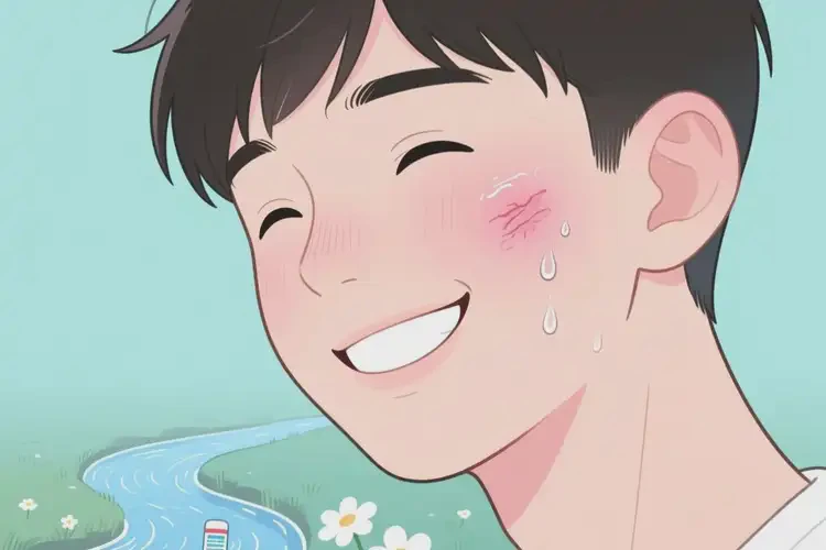 男生面部經(jīng)常起濕疹能徹底自愈嗎(圖1)