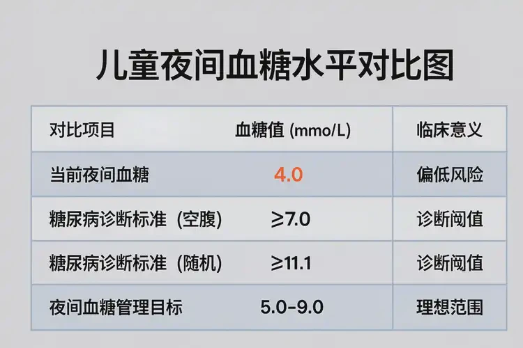 小孩晚上血糖4點0是糖尿病嗎(圖2)