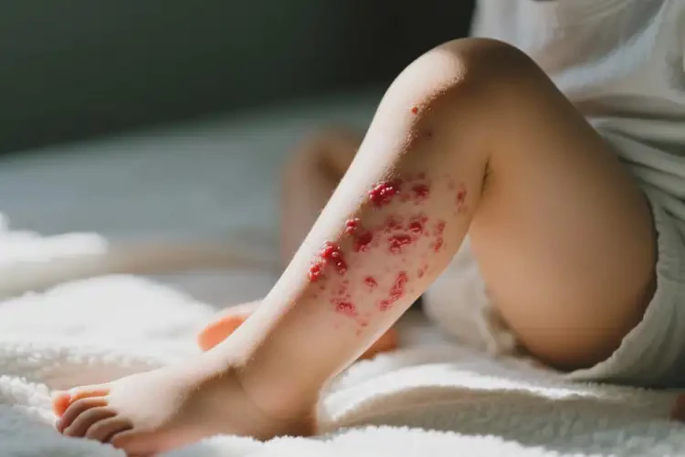 少兒大腿上出濕疹能靠自己自愈嗎(圖4)