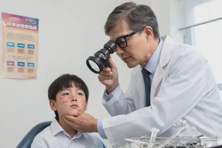 孩子臉上容易起濕疹不管它會自己痊愈嗎(圖2)