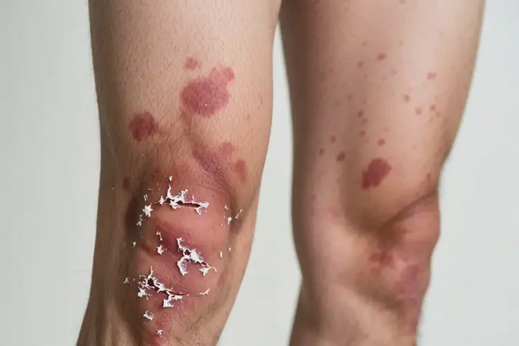 男性大腿長(zhǎng)濕疹不管它會(huì)自己好嗎(圖3)