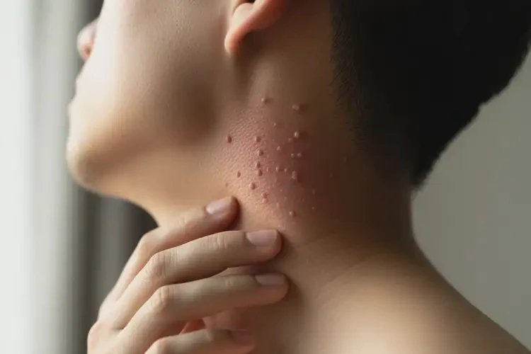 男人脖子上长湿疹可以彻底自愈吗(图3)