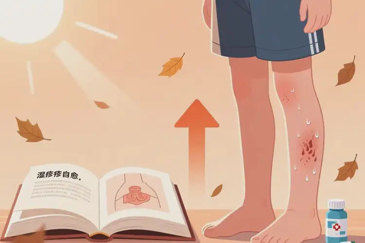 青少年小腿上經常起濕疹不管它會自己自愈嗎(圖1)