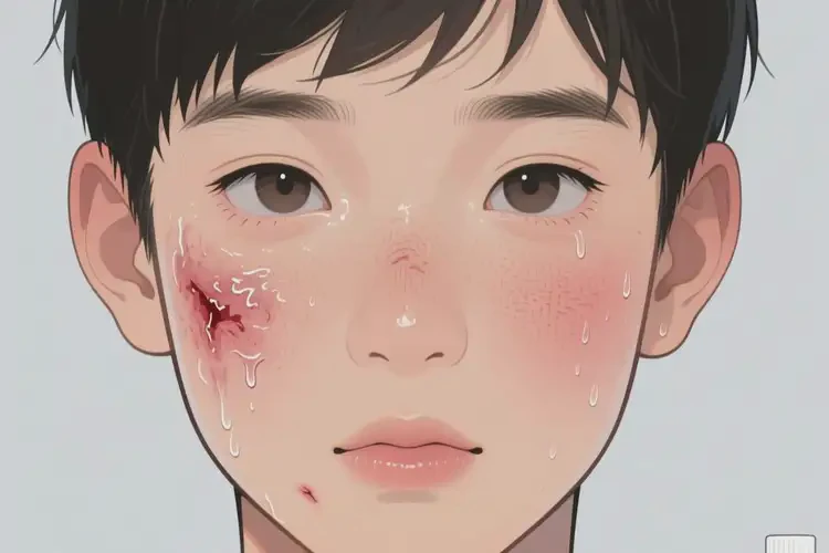 青少年面部經(jīng)常起濕疹可以徹底自愈嗎(圖1)