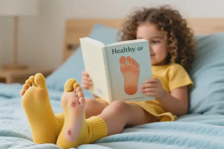 小学生脚上容易长湿疹能够彻底治愈吗(图2)