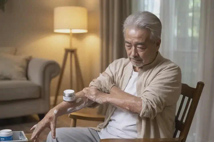 老人手臂偶爾起濕疹不管它會自己痊愈嗎(圖2)