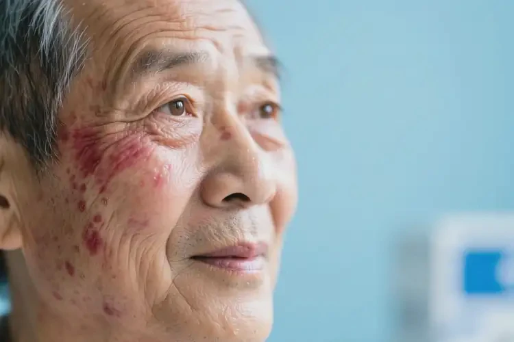 老年人臉上經(jīng)常起濕疹可以徹底自愈嗎(圖2)