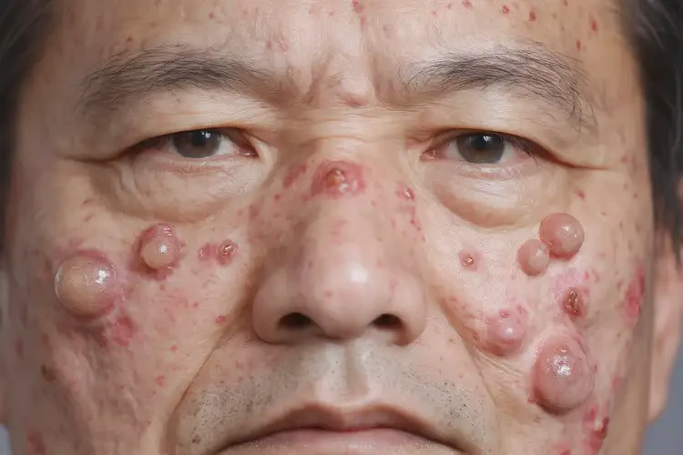 男性臉上長濕疹不管它會自己痊愈嗎(圖4)