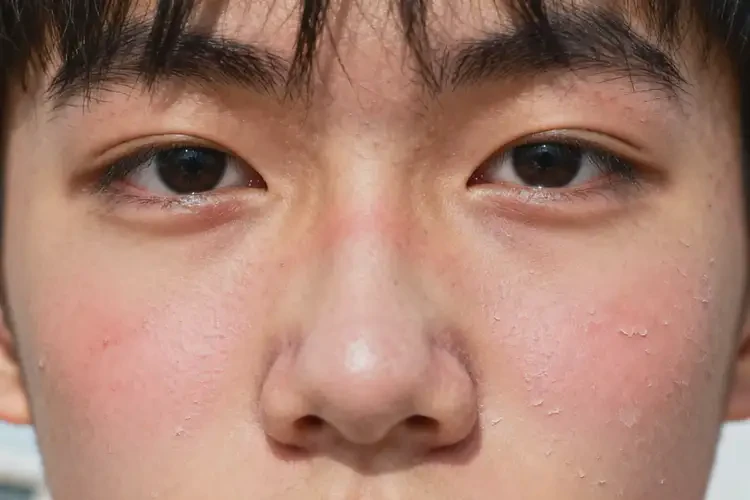 大學(xué)生面部容易起濕疹可以徹底自愈嗎(圖1)