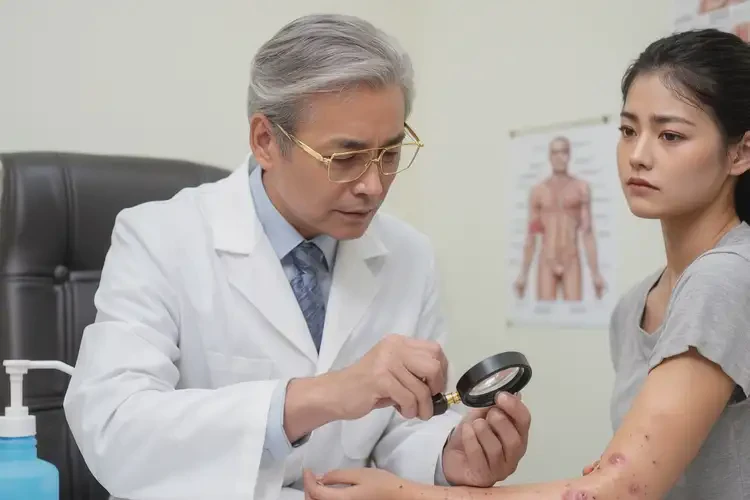 男生臉上偶爾起濕疹能靠自己自愈嗎(圖1)