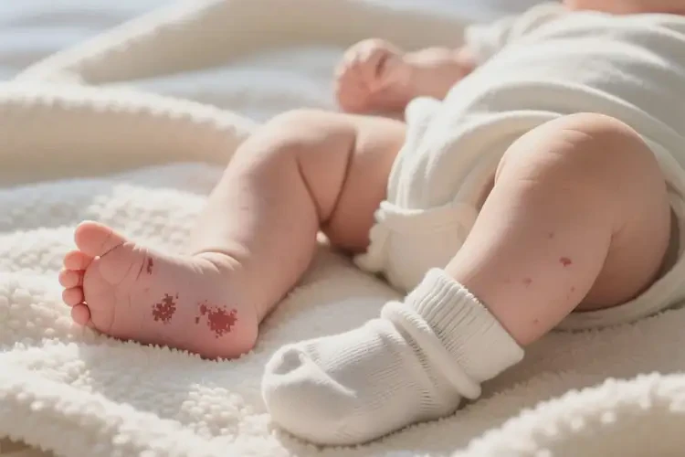 新生兒腳上出濕疹不管它會自己痊愈嗎(圖3)
