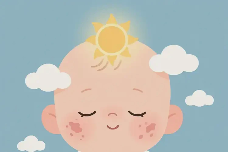 小兒面部起濕疹不管它會自己痊愈嗎(圖1)