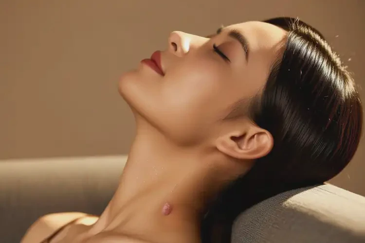 女生脖子容易长湿疹不管它会自己好吗(图1)