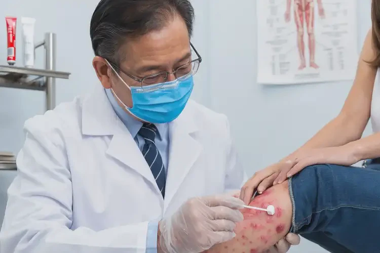 男人小腿容易長(zhǎng)濕疹不管它會(huì)自己自愈嗎(圖3)