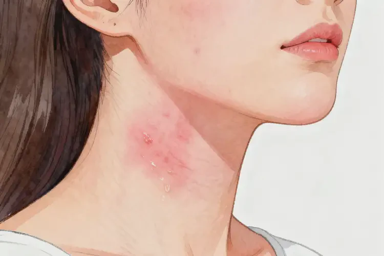 女性脖子上出現(xiàn)濕疹不管它會自己自愈嗎(圖3)