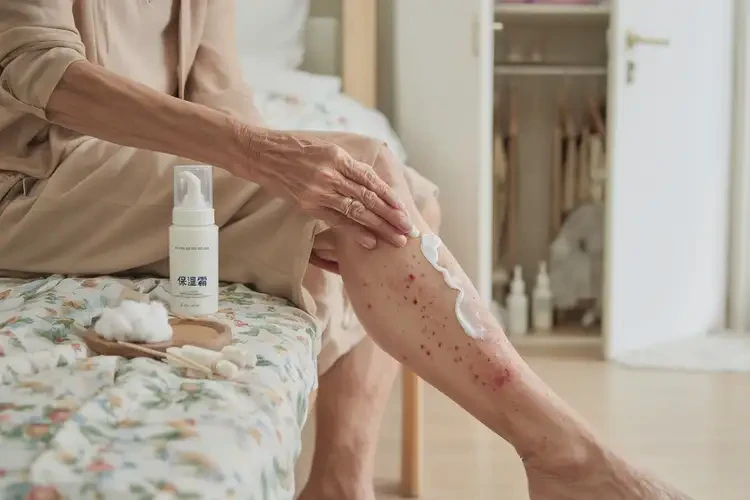 女生小腿長濕疹能靠自己自愈嗎(圖2)