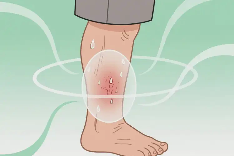 老人小腿容易起濕疹不管它會自己痊愈嗎(圖1)