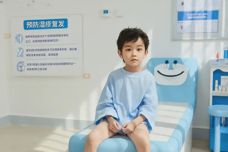 兒童手上出濕疹能夠徹底治愈嗎(圖1)