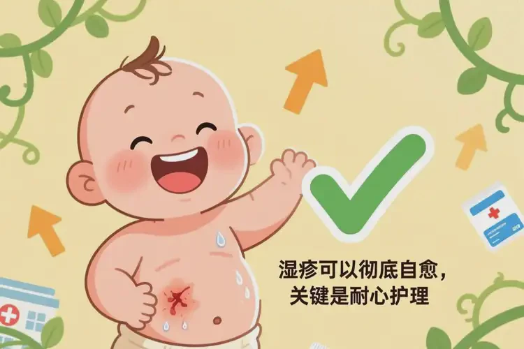 孩子肚子上出現(xiàn)濕疹可不可以徹底自愈(圖1)