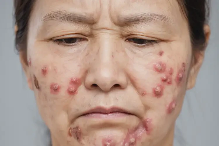 男生面部经常长湿疹可不可以彻底自愈(图4)