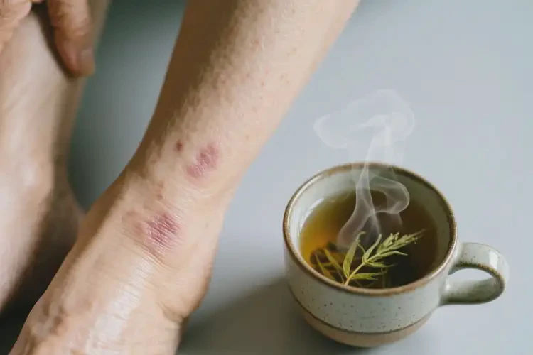 老年人小腿出現(xiàn)濕疹可不可以徹底自愈(圖1)