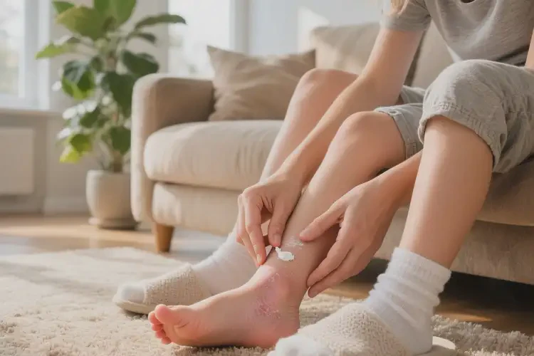 兒童腳上經(jīng)常起濕疹不管它會(huì)自己好嗎(圖4)