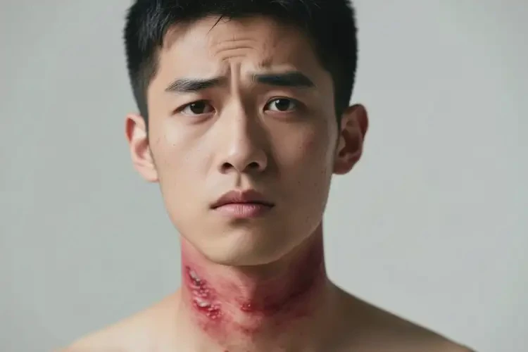 男性脖子上經(jīng)常起濕疹不管它會自己好嗎(圖4)