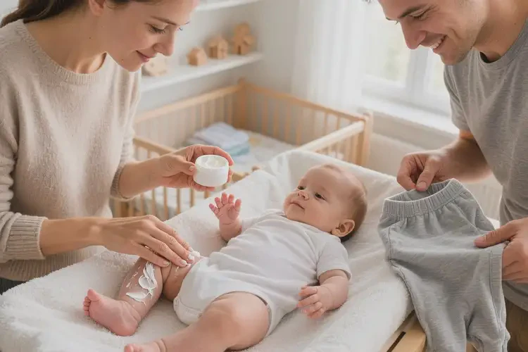 嬰幼兒肚子經(jīng)常起濕疹可以徹底自愈嗎(圖1)