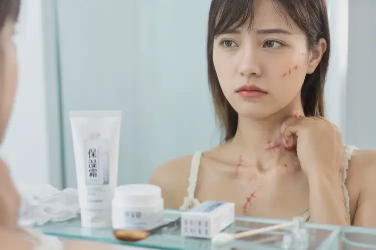 女生脖子上容易長(zhǎng)濕疹可以徹底自愈嗎(圖4)