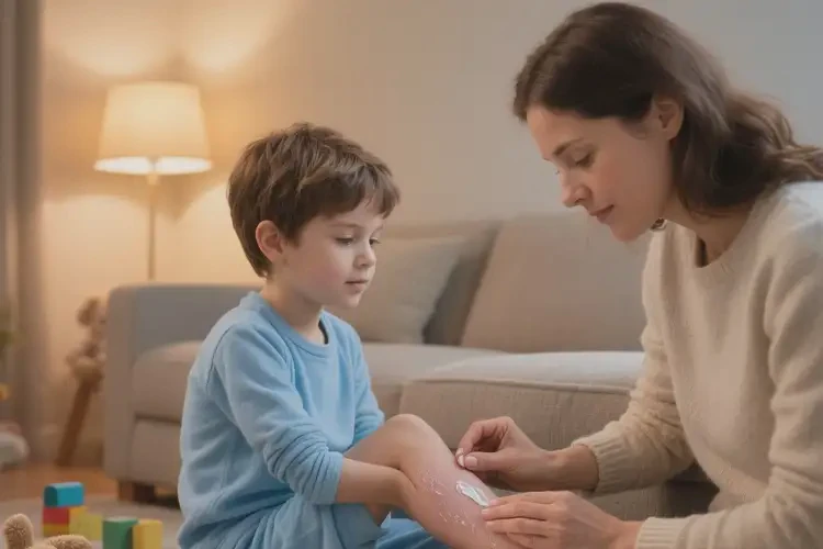 孩子小腿偶爾長濕疹能靠自己自愈嗎(圖4)