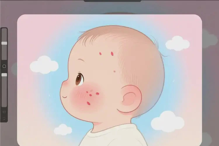 幼兒面部偶爾長濕疹不管它會自己自愈嗎(圖4)