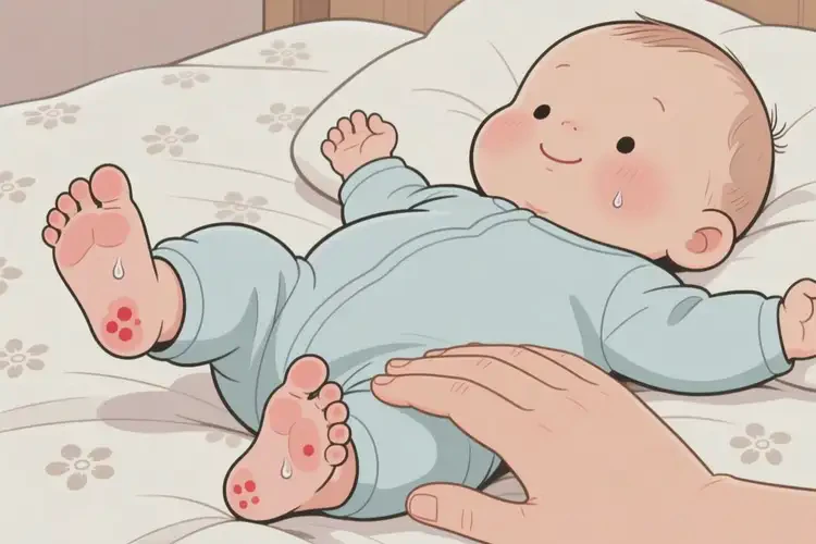 小儿脚上经常起湿疹能自愈吗(图2)