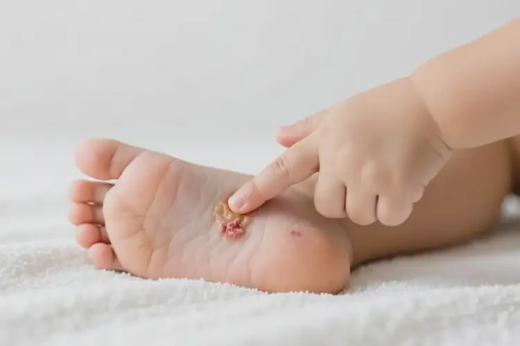 小孩腳上容易長(zhǎng)濕疹不管它會(huì)自己好嗎(圖2)