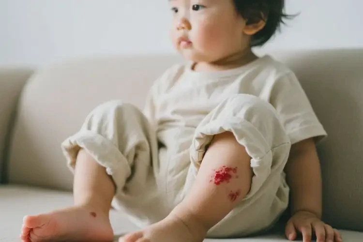 孩子小腿上有濕疹不管它會自己好嗎(圖4)