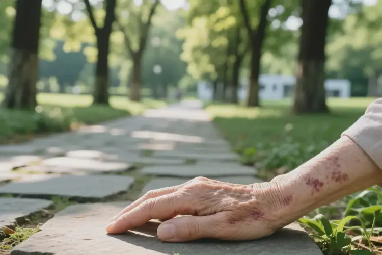 老年人四肢偶爾起濕疹能靠自己自愈嗎(圖2)