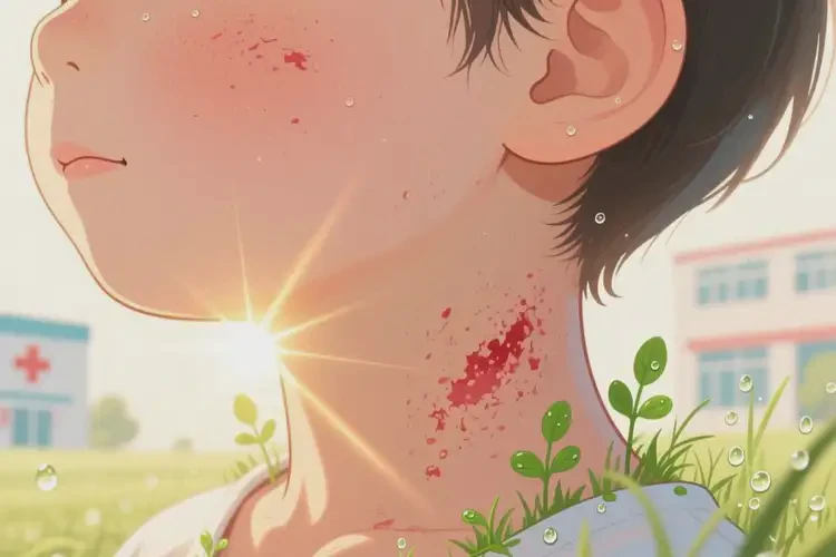 兒童脖子上容易長(zhǎng)濕疹不管它會(huì)自己自愈嗎(圖4)