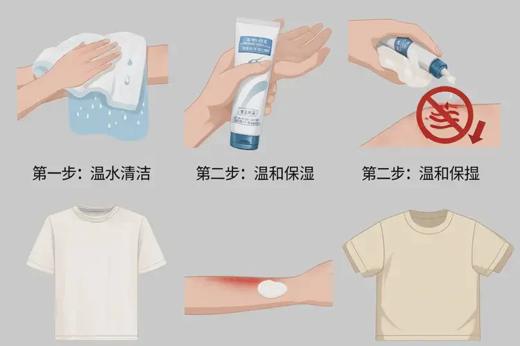 男生臉上偶爾起濕疹能靠自己自愈嗎(圖2)