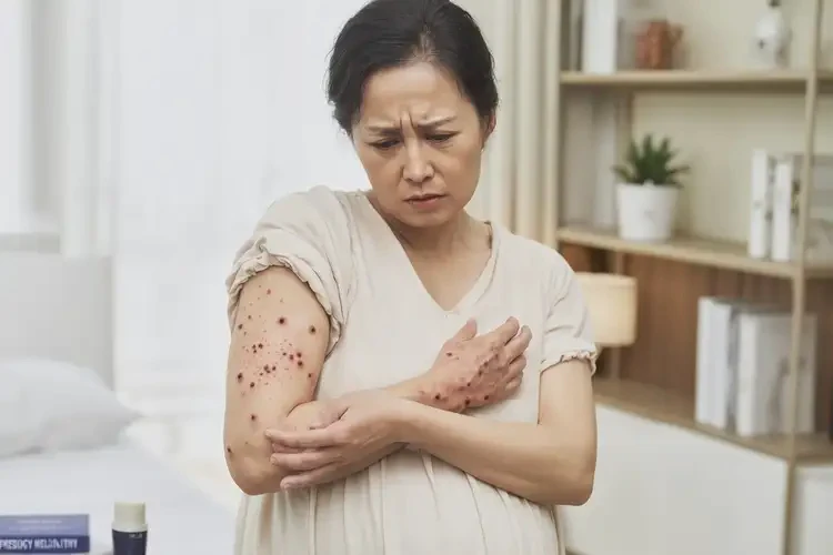 孕婦手臂上偶爾起濕疹不管它會(huì)自己痊愈嗎(圖4)