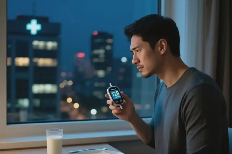 男人晚餐血糖13點(diǎn)8是糖尿病嗎(圖1)