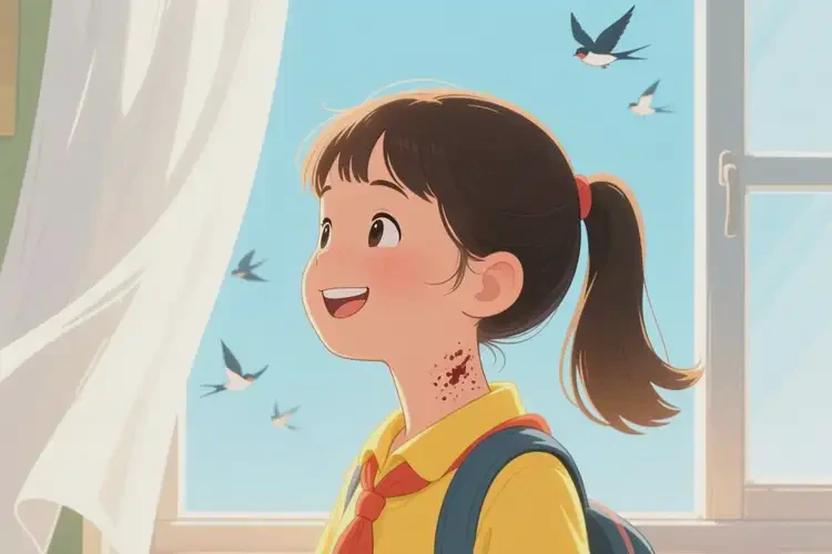 小學生脖子上出濕疹能靠自己自愈嗎(圖1)