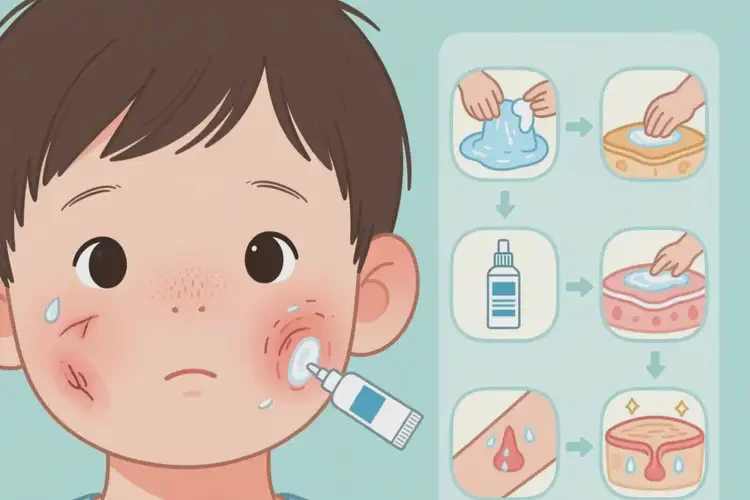 兒童面部容易長濕疹能夠徹底治愈嗎(圖4)