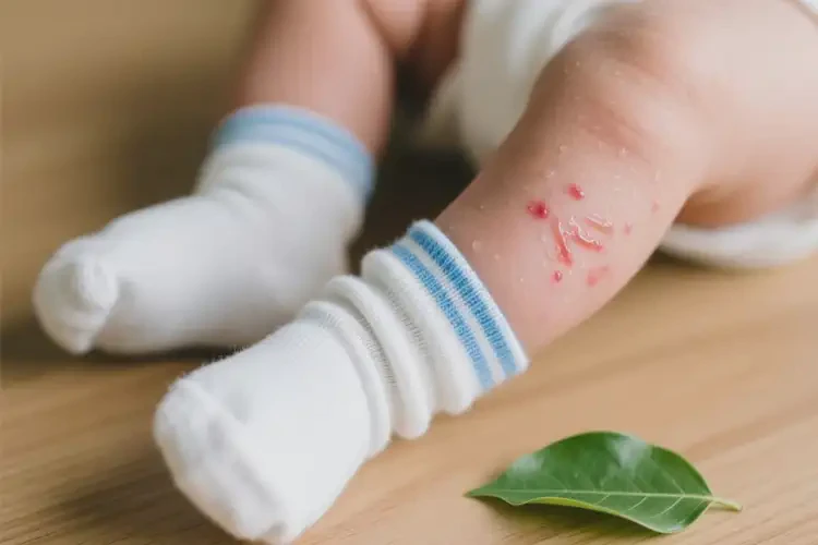 新生兒小腿經(jīng)常起濕疹能靠自己自愈嗎(圖1)