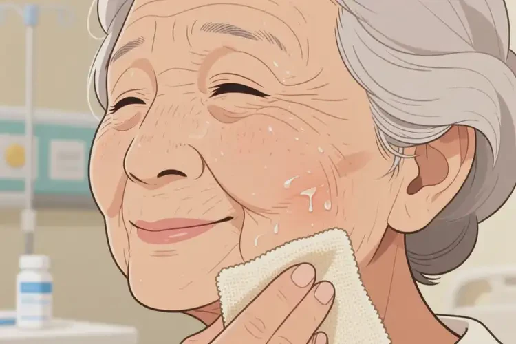 老人面部容易起濕疹能夠徹底治愈嗎(圖2)