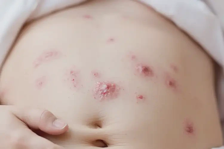 幼兒肚子長(zhǎng)濕疹不管它會(huì)自己痊愈嗎(圖4)