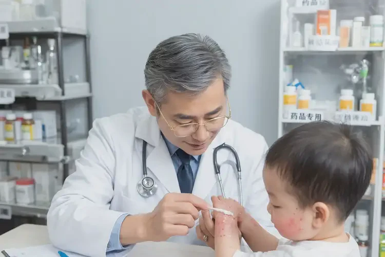 兒童手上出濕疹能夠徹底治愈嗎(圖2)