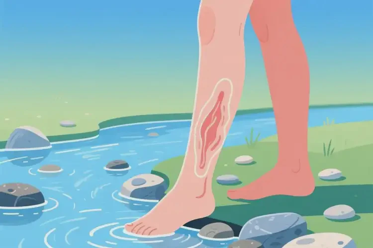 女性小腿上容易長濕疹可以徹底自愈嗎(圖1)