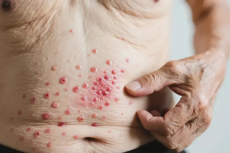 老年人肚子上經(jīng)常長濕疹不管它會自己痊愈嗎(圖3)