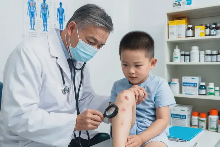 孩子小腿上偶爾長濕疹可以徹底自愈嗎(圖1)