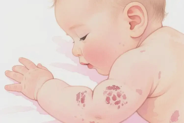 嬰兒身上偶爾起濕疹不管它會(huì)自己自愈嗎(圖4)